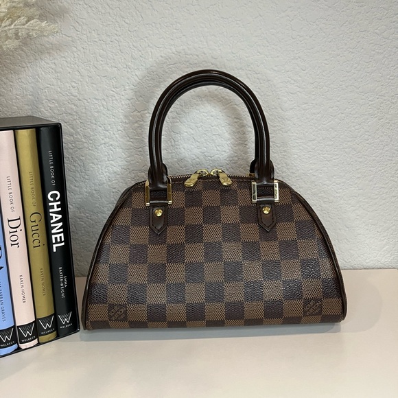 🎀 LOUIS VUITTON Damier Ebene Ribera Mini - Picture 1 of 15